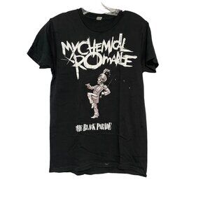 My Chemical Romance Unisex Shirt The Black Parade Black White Size M